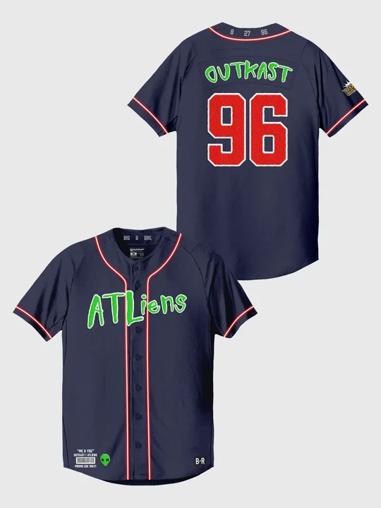 Outkast Atliens Braves Jersey - All Stitched
