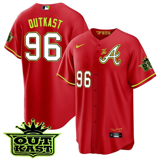 Youth's Atlanta Braves Atliens The A Cool Base Jersey - All Stitched