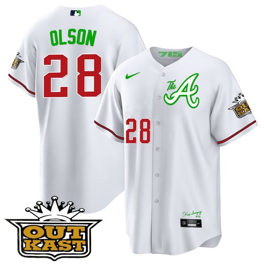 Youth's Atlanta Braves Atliens The A Cool Base Jersey - All Stitched
