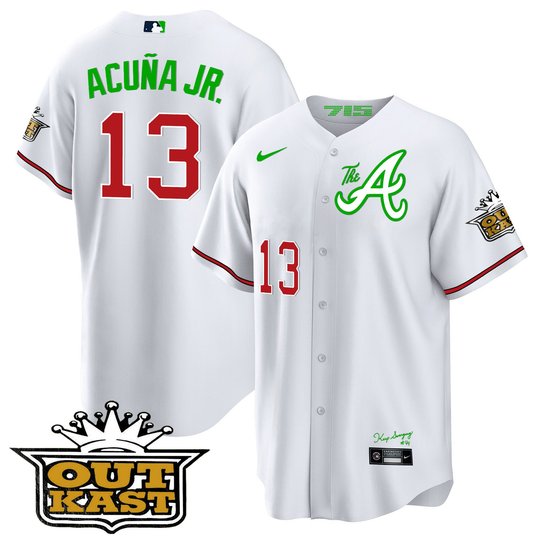 Youth's Atlanta Braves Atliens The A Cool Base Jersey - All Stitched