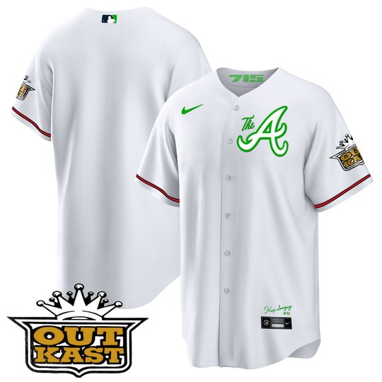 Youth's Atlanta Braves Atliens The A Cool Base Jersey - All Stitched