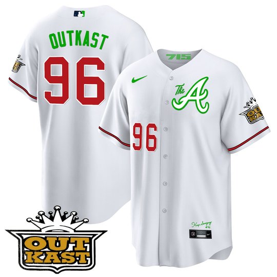 Youth's Atlanta Braves Atliens The A Cool Base Jersey - All Stitched
