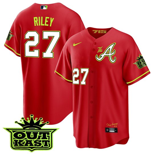 Youth's Atlanta Braves Atliens The A Cool Base Jersey - All Stitched