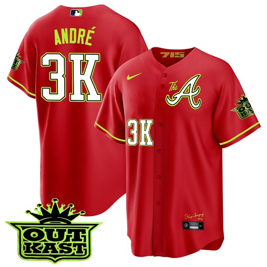 Youth's Atlanta Braves Atliens The A Cool Base Jersey - All Stitched