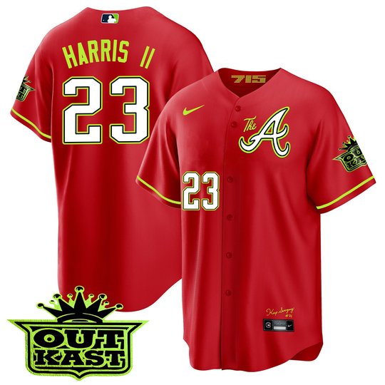 Youth's Atlanta Braves Atliens The A Cool Base Jersey - All Stitched