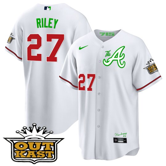 Youth's Atlanta Braves Atliens The A Cool Base Jersey - All Stitched