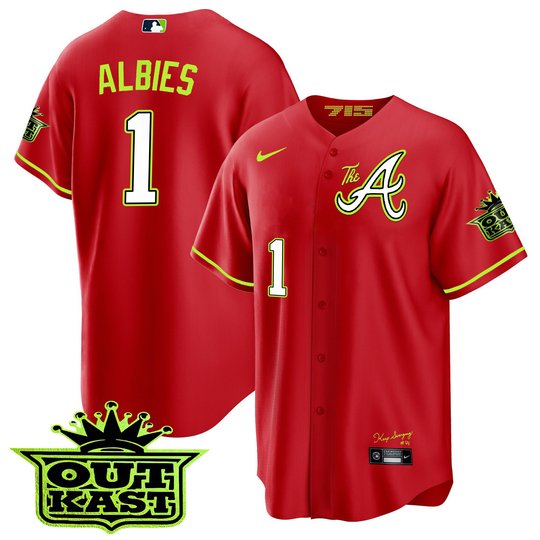 Youth's Atlanta Braves Atliens The A Cool Base Jersey - All Stitched