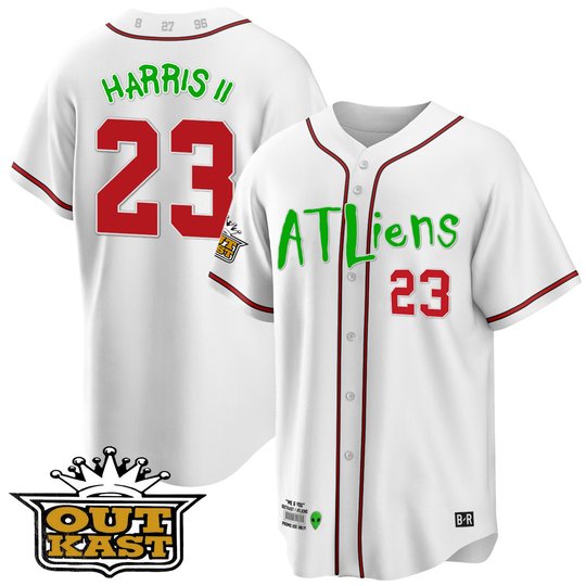 Youth's Atlanta Braves Atliens Cool Base Jersey - All Stitched