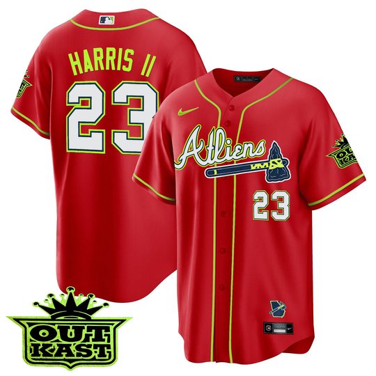 Youth's Atlanta Braves Atliens Cool Base Jersey - All Stitched