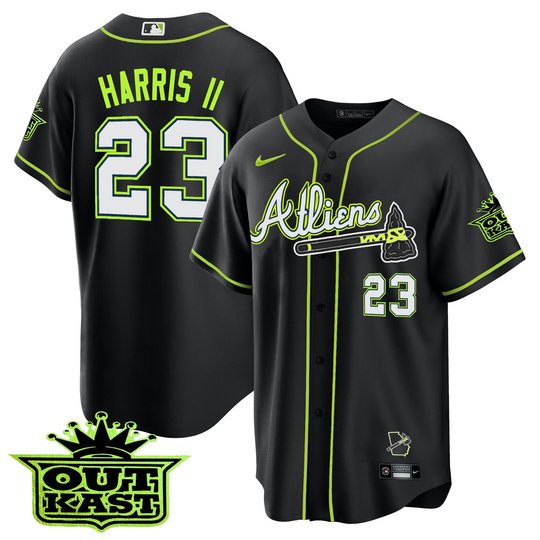 Youth's Atlanta Braves Atliens Cool Base Jersey - All Stitched