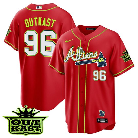 Youth's Atlanta Braves Atliens Cool Base Jersey - All Stitched