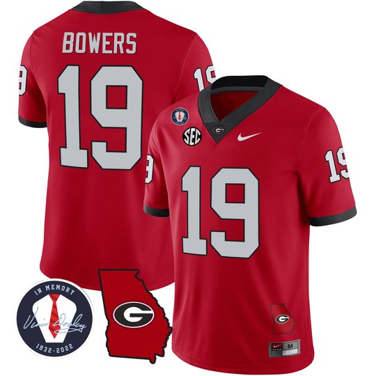 Men's Georgia Bulldogs 2023 Vapor Jersey - Georgia Map - All Stitched
