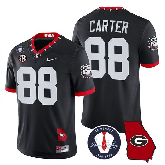 Men's Georgia Bulldogs 2023 Vapor Jersey - Georgia Map - All Stitched