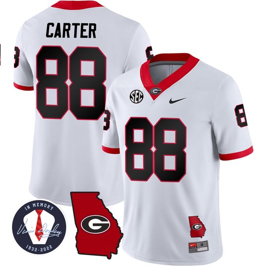 Men's Georgia Bulldogs 2023 Vapor Jersey - Georgia Map - All Stitched
