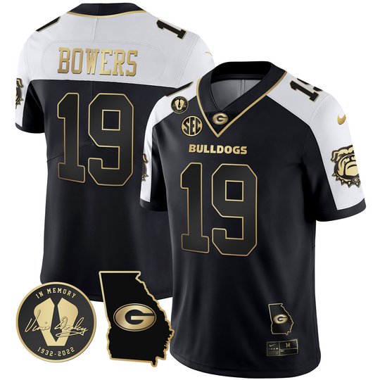Men's Georgia Bulldogs 2023 Vapor Jersey - Georgia Map - All Stitched