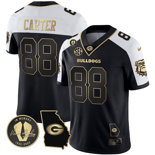 Men's Georgia Bulldogs 2023 Vapor Jersey - Georgia Map - All Stitched