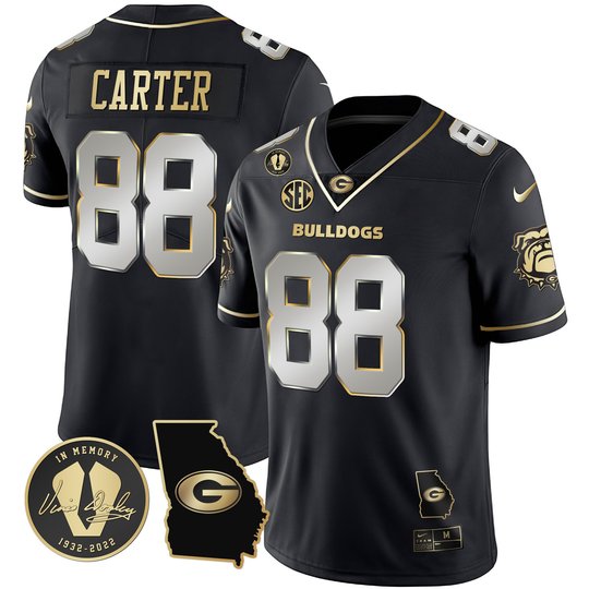 Men's Georgia Bulldogs 2023 Vapor Jersey - Georgia Map - All Stitched