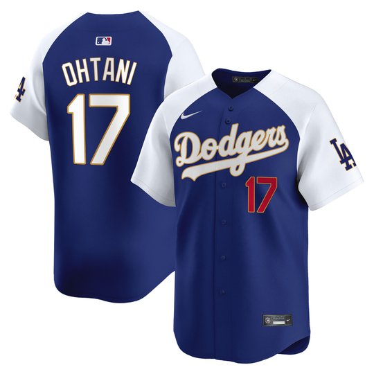 Men's Los Angeles Dodgers Gold Trim Vapor Premier Limited Jersey - All Stitched