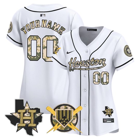 Astros Armed Forces Day Vapor Premier Limited Custom Jersey - All Stitched