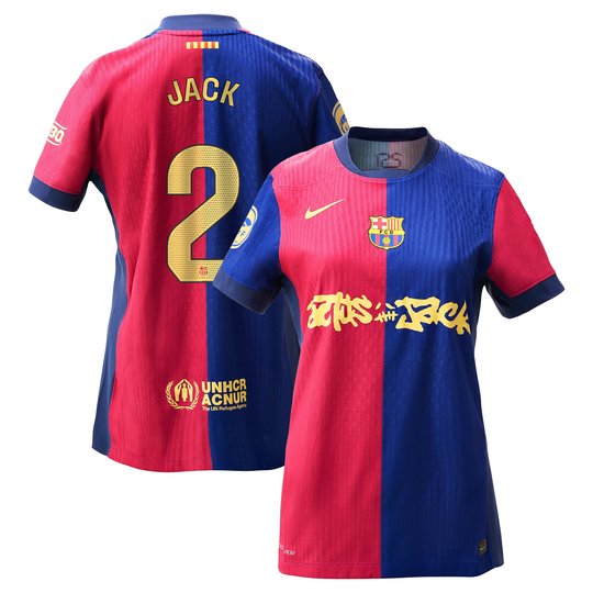 Women's FC Barcelona x Travis Scott Edition 202425 Limited Jersey