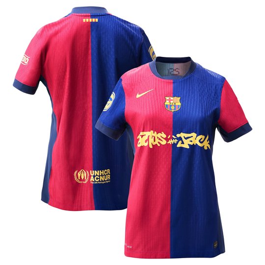 Women's FC Barcelona x Travis Scott Edition 202425 Limited Jersey