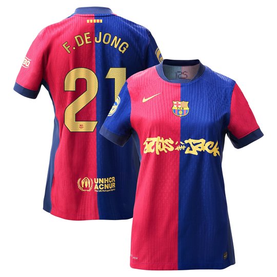 Women's FC Barcelona x Travis Scott Edition 202425 Limited Jersey
