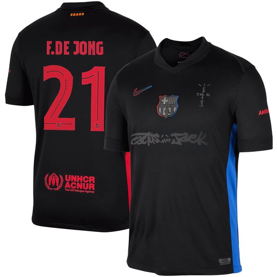 Men's FC Barcelona x Travis Scott Edition 2024/25 Limited Jersey