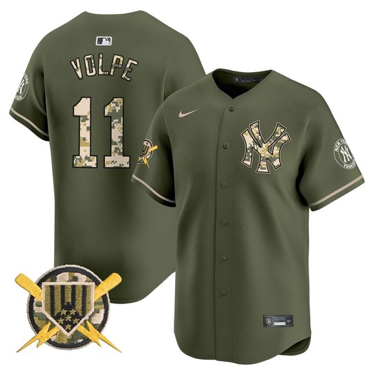 Men's New York Yankees Armed Forces Day Vapor Premier Limited Jersey - All Stitched