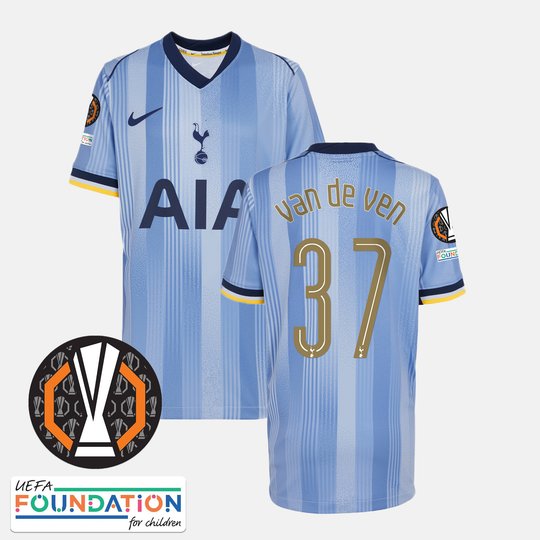 Men's Tottenham Hotspur 202425 Europa League Winners Jersey
