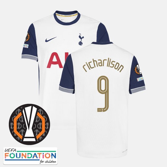 Men's Tottenham Hotspur 202425 Europa League Winners Jersey