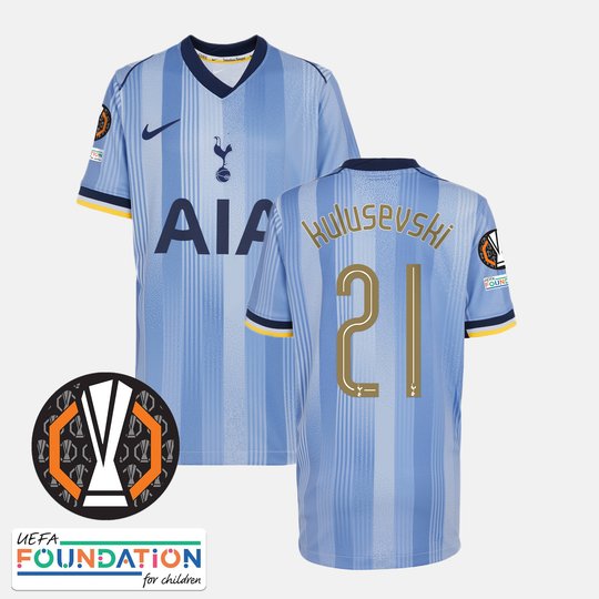 Men's Tottenham Hotspur 202425 Europa League Winners Jersey