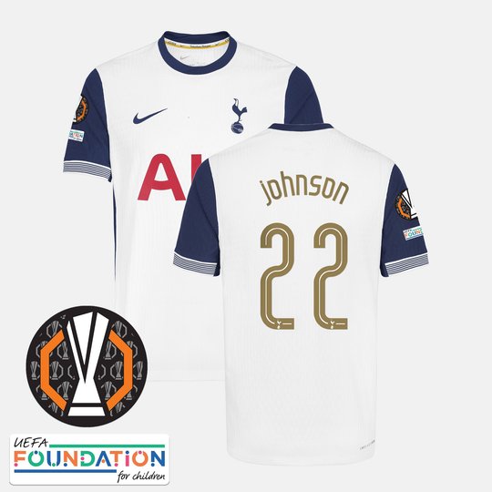 Men's Tottenham Hotspur 202425 Europa League Winners Jersey