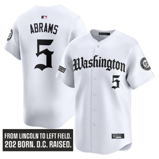 Men's Washington Nationals 'Gothic Capitol Edition' Vapor Premier Limited Jersey - All Stitched