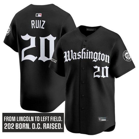 Men's Washington Nationals 'Gothic Capitol Edition' Vapor Premier Limited Jersey - All Stitched