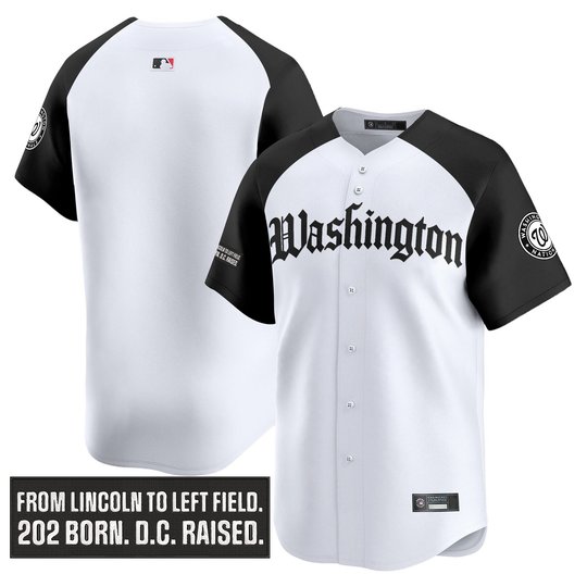 Men's Washington Nationals 'Gothic Capitol Edition' Vapor Premier Limited Jersey - All Stitched