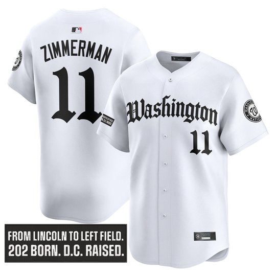 Men's Washington Nationals 'Gothic Capitol Edition' Vapor Premier Limited Jersey - All Stitched