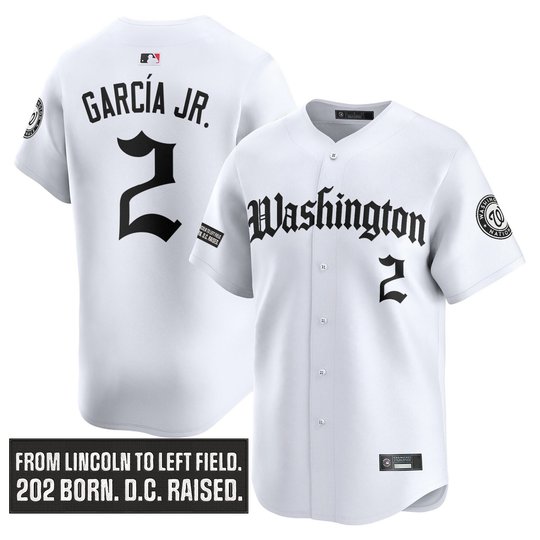 Men's Washington Nationals 'Gothic Capitol Edition' Vapor Premier Limited Jersey - All Stitched