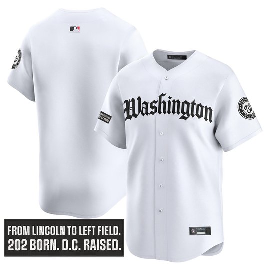Men's Washington Nationals 'Gothic Capitol Edition' Vapor Premier Limited Jersey - All Stitched
