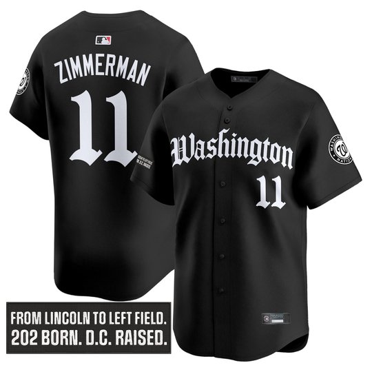 Men's Washington Nationals 'Gothic Capitol Edition' Vapor Premier Limited Jersey - All Stitched