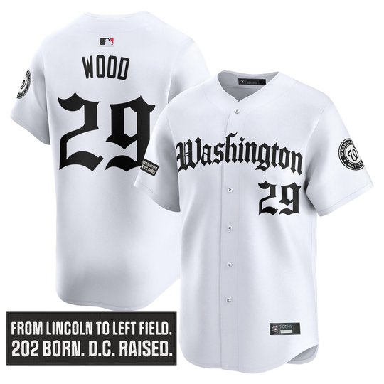 Men's Washington Nationals 'Gothic Capitol Edition' Vapor Premier Limited Jersey - All Stitched