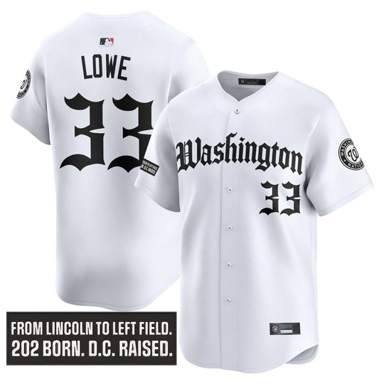Men's Washington Nationals 'Gothic Capitol Edition' Vapor Premier Limited Jersey - All Stitched