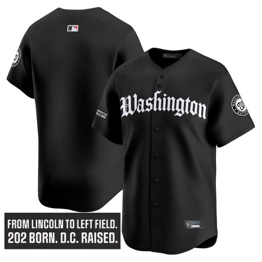 Men's Washington Nationals 'Gothic Capitol Edition' Vapor Premier Limited Jersey - All Stitched