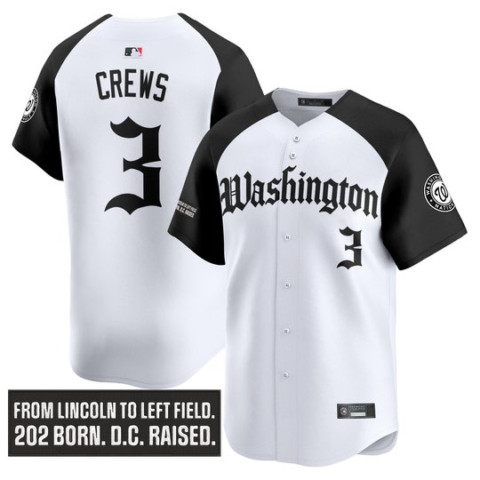 Men's Washington Nationals 'Gothic Capitol Edition' Vapor Premier Limited Jersey - All Stitched