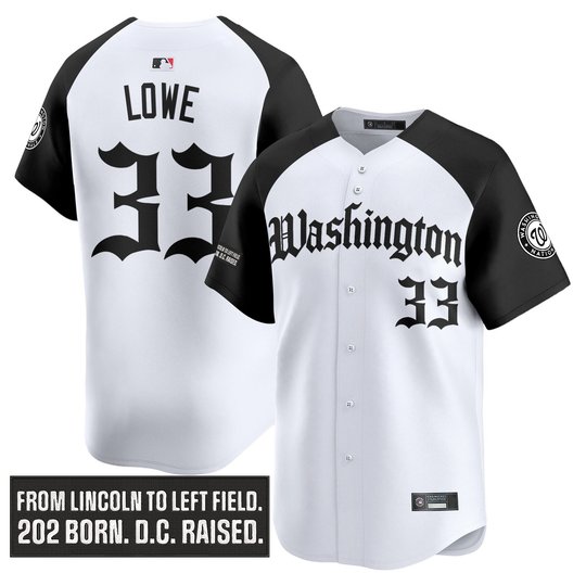 Men's Washington Nationals 'Gothic Capitol Edition' Vapor Premier Limited Jersey - All Stitched