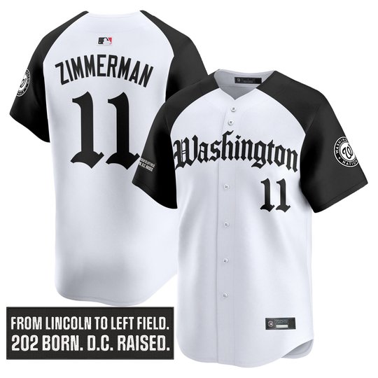 Men's Washington Nationals 'Gothic Capitol Edition' Vapor Premier Limited Jersey - All Stitched