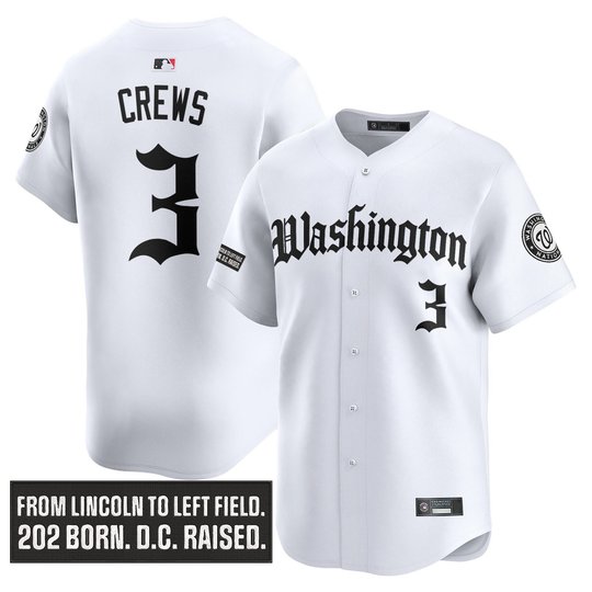 Men's Washington Nationals 'Gothic Capitol Edition' Vapor Premier Limited Jersey - All Stitched