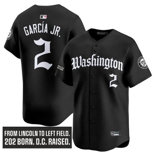 Men's Washington Nationals 'Gothic Capitol Edition' Vapor Premier Limited Jersey - All Stitched