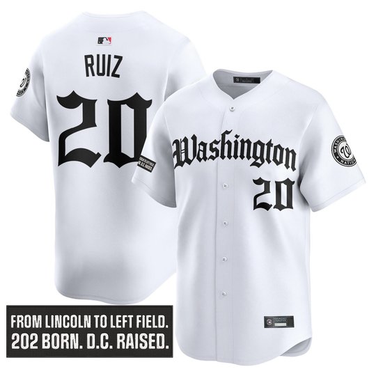 Men's Washington Nationals 'Gothic Capitol Edition' Vapor Premier Limited Jersey - All Stitched