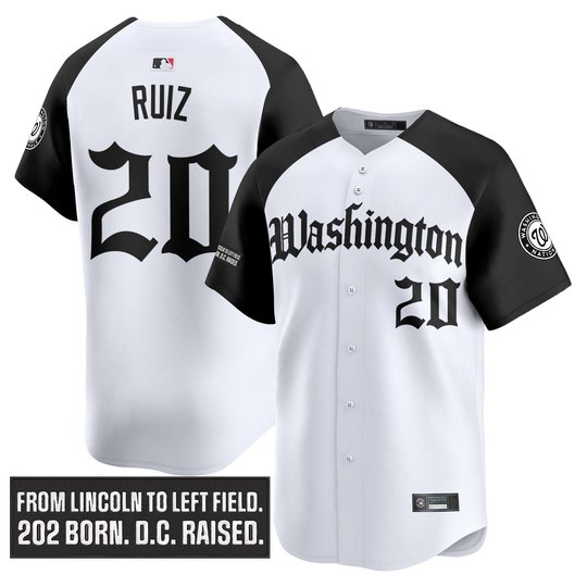 Men's Washington Nationals 'Gothic Capitol Edition' Vapor Premier Limited Jersey - All Stitched
