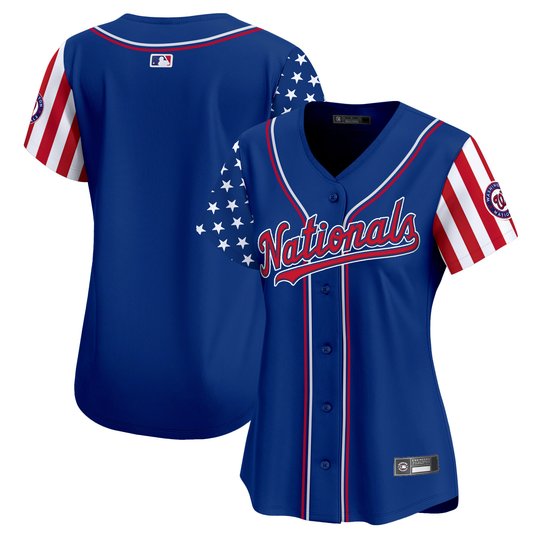 Women's Washington Nationals 2025 Independence Day Vapor Premier Limited Jersey - All Stitched